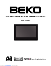 Beko 26WLZ530HID Operating Instructions Manual