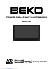 Beko 40WLU530HID Operating Instructions Manual