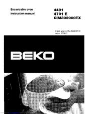Beko 4701 E Instruction Manual