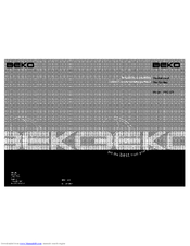 Beko DVG 695 Installation & Operating Instructions And Cooking Guidance