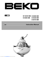 Beko D1 8410 SM Instruction Manual