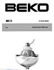 Beko D 9420 NMK Instruction Manual