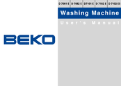 Beko D 7101 E User Manual