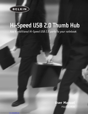 Belkin THUMB HUB F5U218-MOB User Manual