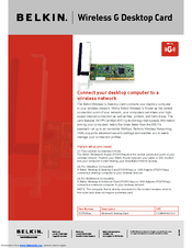 Belkin F5D7000AU Specifications