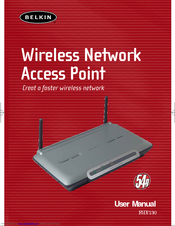 Belkin F5D7130 - Wireless G Access Point User Manual