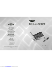 Belkin F5U251 - SATA II RAID PCI Express Card Controller User Manual