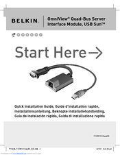 Belkin OmniView Guida di installazione rapida Quick Install Manual