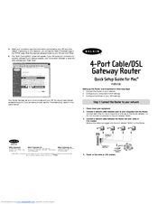 Belkin F5D5230 Quick Setup Manual
