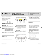 Belkin F5D9630uk4A Quick Installation Manual