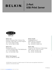 Belkin F1UP0301 User Manual