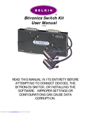 Belkin Bitronics F1U127 User Manual