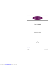 Belkin ePowerSwitch F1D001 User Manual