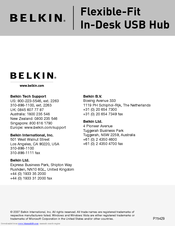 Belkin F5U413 User Manual