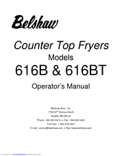 Belshaw Brothers 616BT Operator's Manual