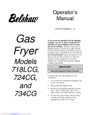 Belshaw Brothers 734CG Operator's Manual