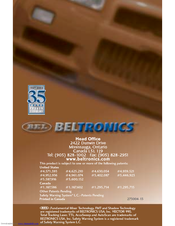 Beltronics V990 Operating Instructions Manual