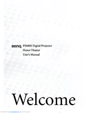 BenQ PE6800 User Manual