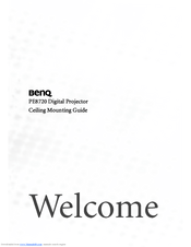 BenQ Home Cinema PE8720 Ceiling Mounting Manual