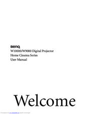 BenQ Home Cinema W10000 User Manual