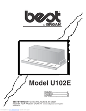 Best Range Hood U102E Product Manual