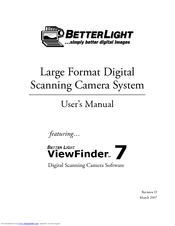 Better Light ViewFinder 7 User Manual