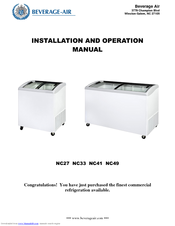 Beverage-Air NC49 Installation And Operation Manual