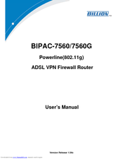 Billion BiPAC 7560G User Manual