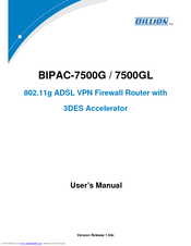 Billion BIPAC-7500G User Manual