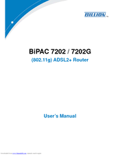 Billion BiPAC 7202G User Manual