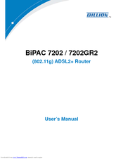 Billion BiPAC 7202GR2 User Manual