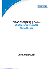 Billion BiPAC 7402G R3 Quick Start Manual