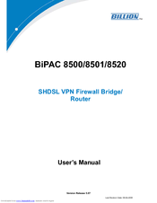 Billion BIPAC 8501 User Manual