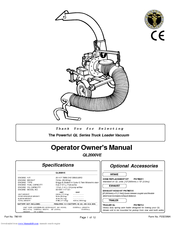 Billy Goat QL2000VE Operator Owner's Manual
