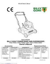 Billy Goat PR550T Owner's Manual