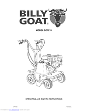 Billy Goat SC121H Operating And Safety Instructions Manual