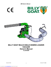 Billy Goat DL2500SMM Owner's Manual