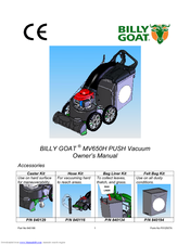Billy Goat MV650H PUSH Owner's Manual