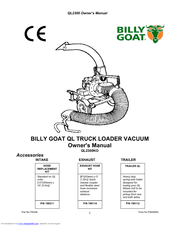 Billy Goat QL2300KO Owner's Manual