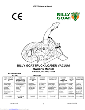Billy Goat TR1104 Owner's Manual