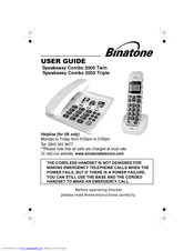 Binatone SPEAKEASY COMBO 2005 TWIN User Manual