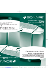 Bionaire Galileo W15 Instruction Leaflet