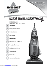 Bissell Rewind CleanView Pet User Manual