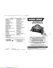 Black & Decker ELECTROMATE 400 Instruction Manual