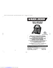 Black & Decker Start-It 90534335 Instruction Manual