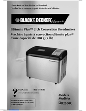 Black & Decker B2500C Use & Care Manual
