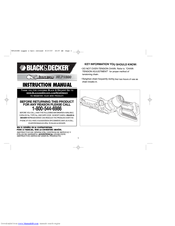 Black & Decker Alligator 90520380 Instruction Manual
