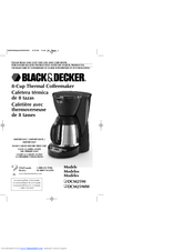 Black & Decker SmartBrew DCM2590 Use & Care Book