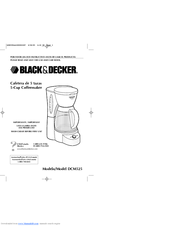 Black & Decker Coffeematic DCM90M Series Use & Care Book