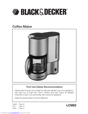 Black & Decker LCM82 Instruction Manual